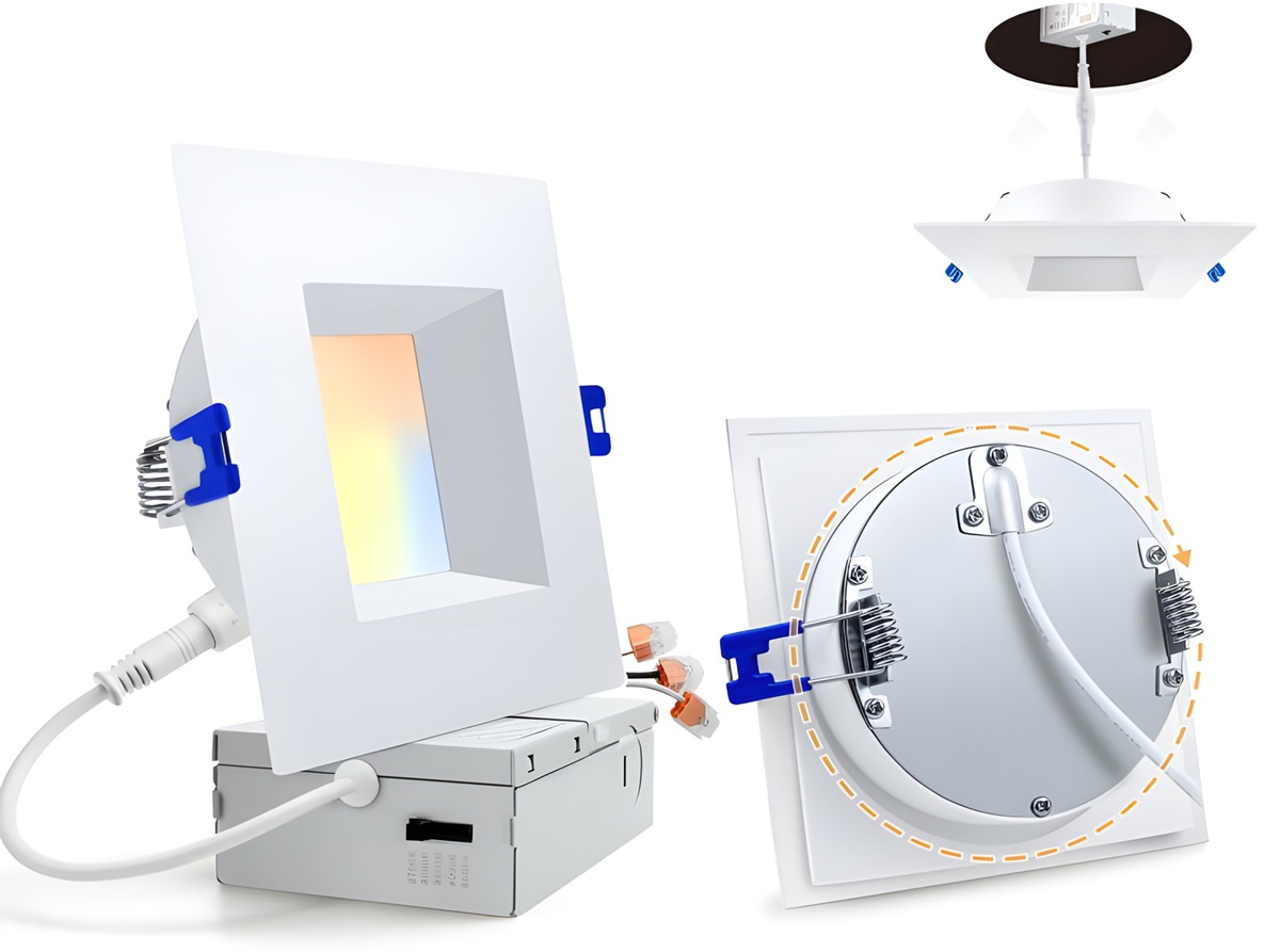 Lanbot Introduces the 4-inch 12W 5CCT 120V/277V Dimmable Recessed Anti-Glare LED Downlight