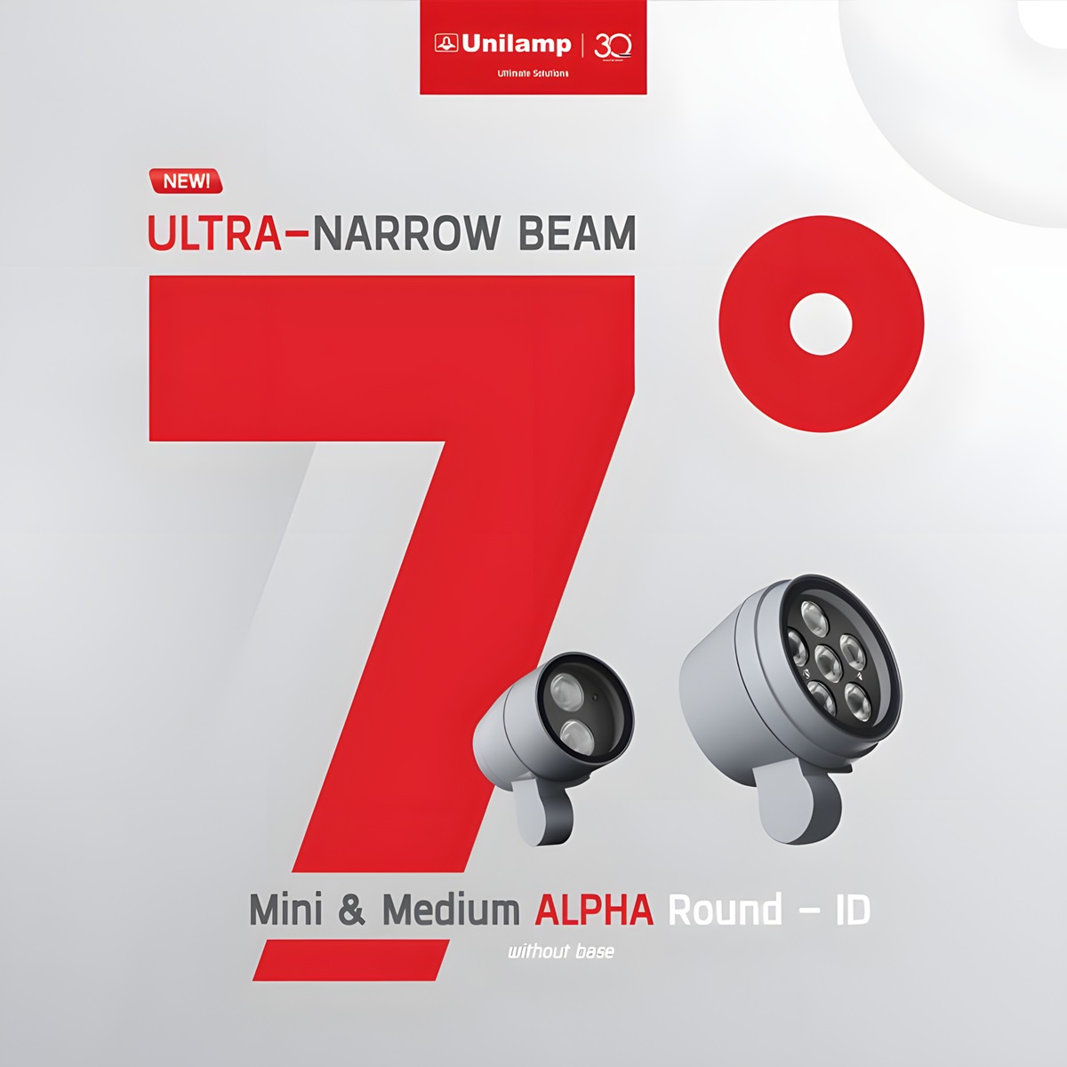 Unilamp Introduces The 7° Ultra-Narrow Beam Spotlight