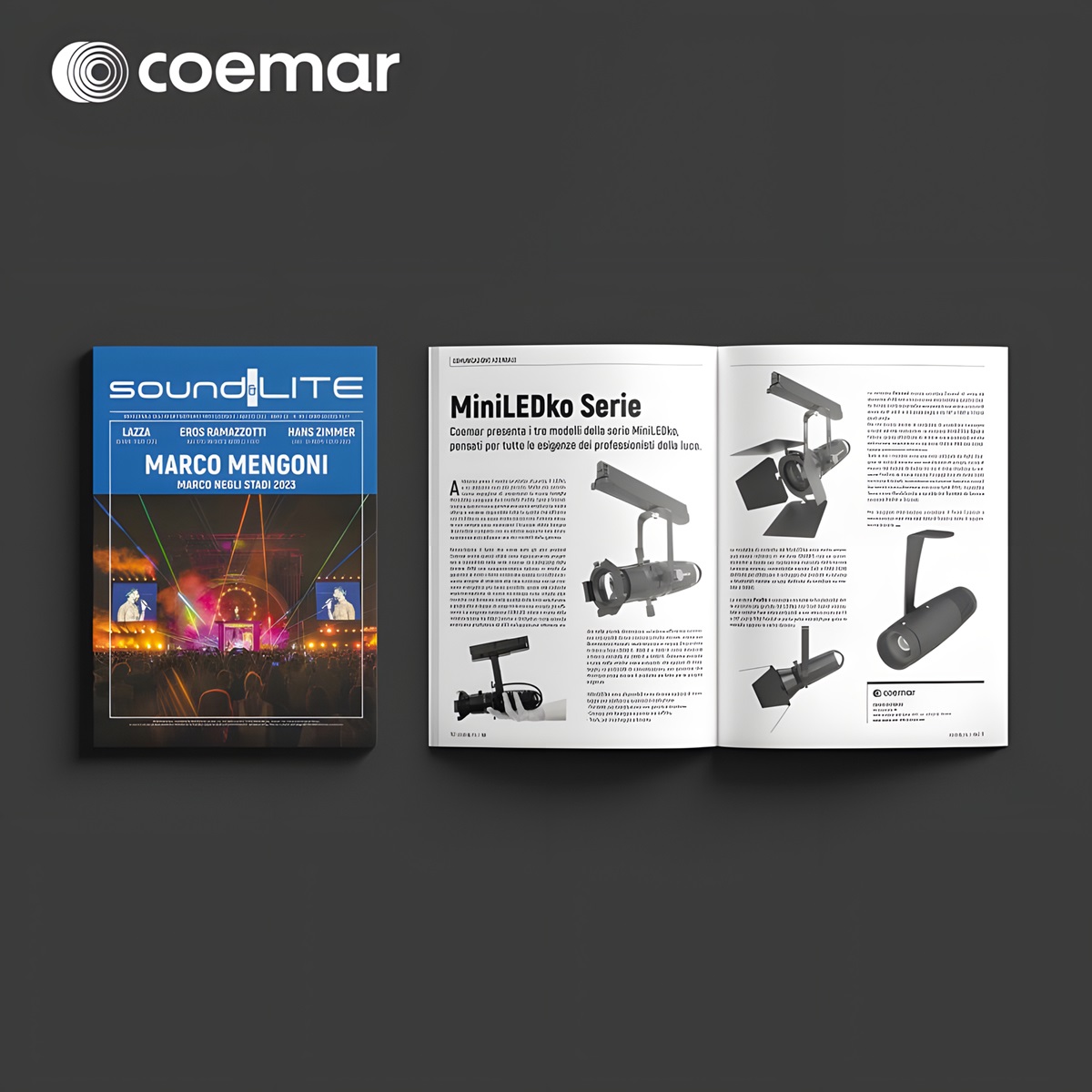 Coemar Lighting Introduces the MiniLEDko Series Stage Lights