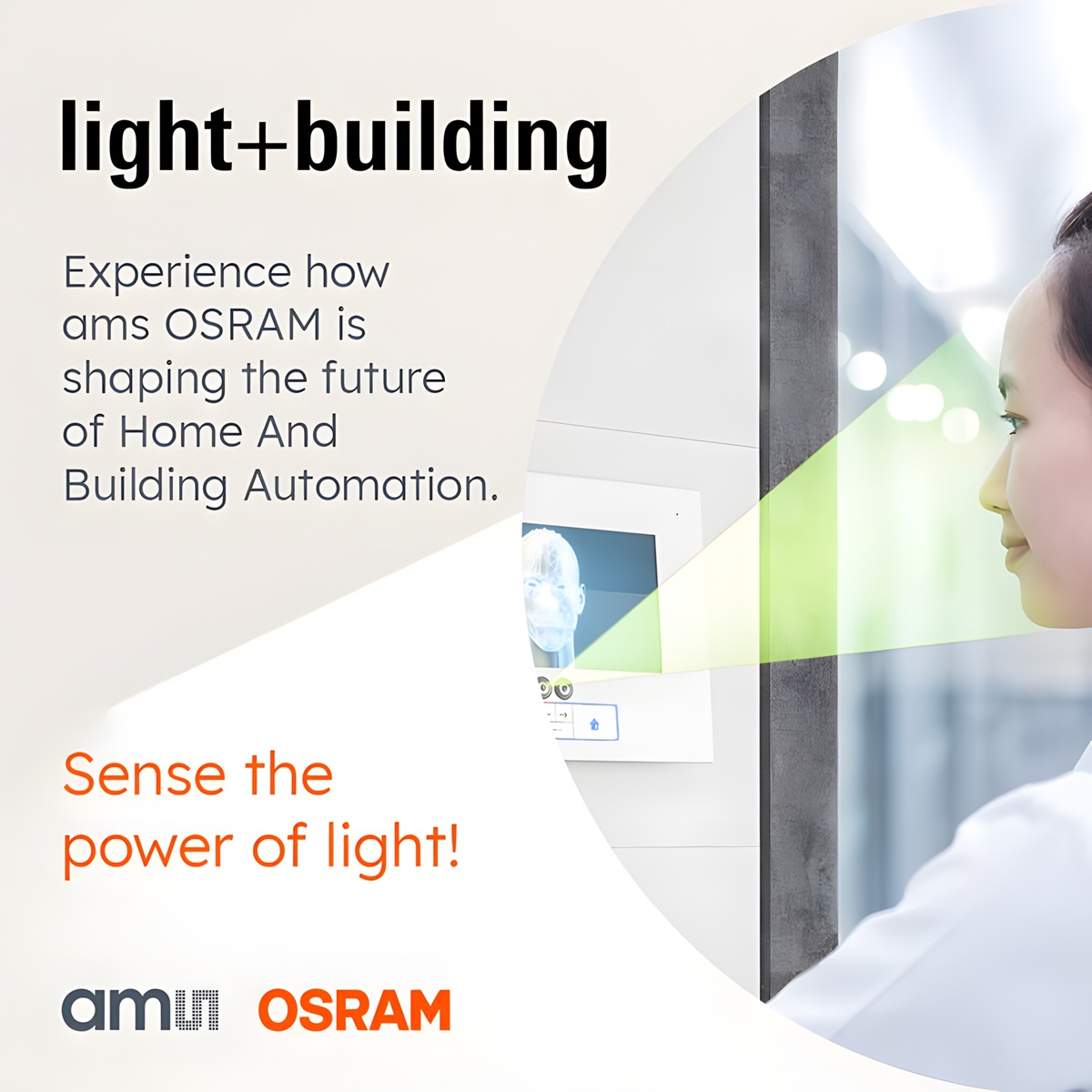 ams Osram to Showcase Innovative LEDs, Spectral and Ambient Light Sensors at Light + Building