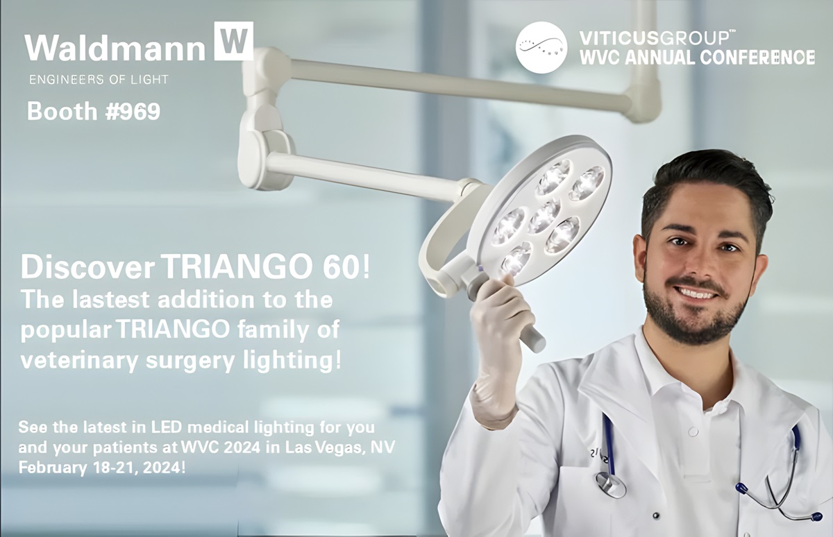 Waldmann Lighting Introduces TRIANGO 60 LED Minor Procedure Light