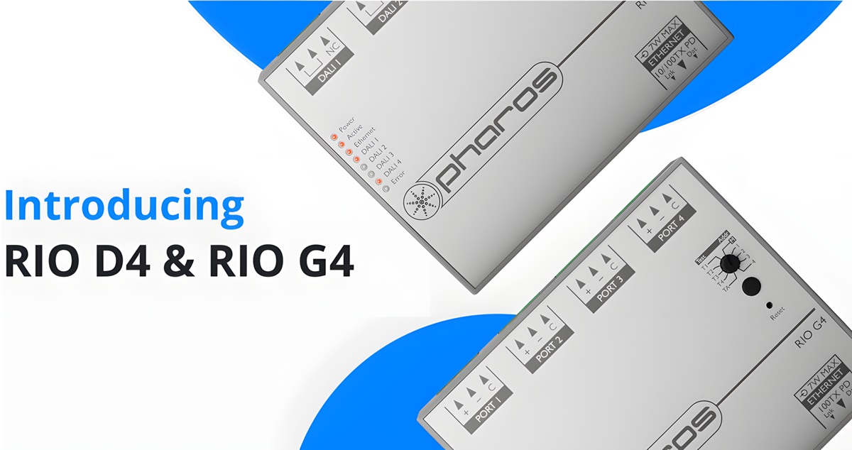 Pharos Architectural Controls Introduces the Pharos RIO D4 and Pharos RIO Remote Devices