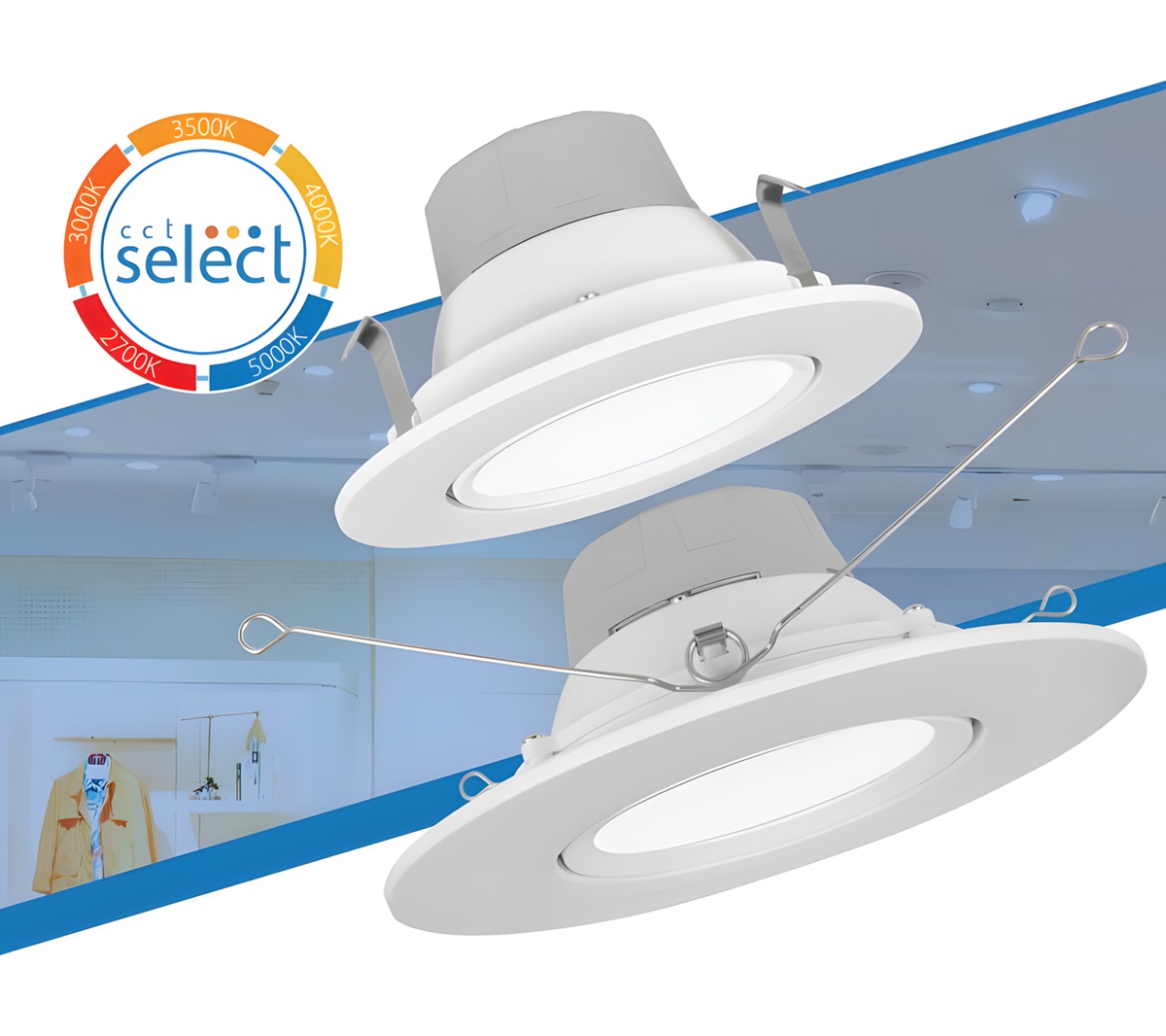 DCG Selectable LED Recessed Gimbal