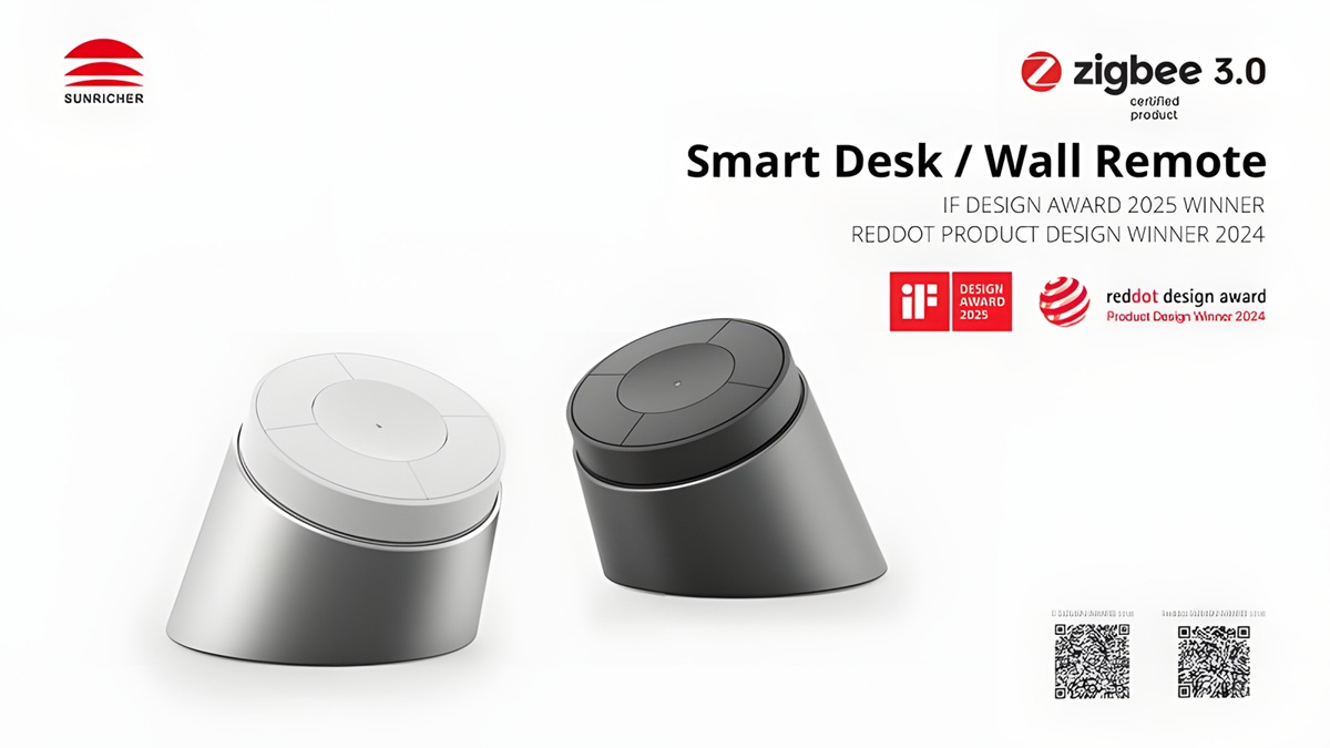 Sunricher’s Desktop Wizard Wins Prestigious iF Design and Red Dot Awards