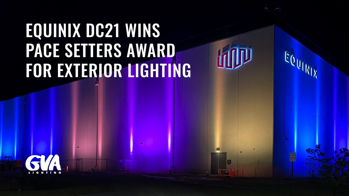 GVA Wins 2025 Pace Setters Award for Equinix DC21 Lighting at Signatures of Loudoun
