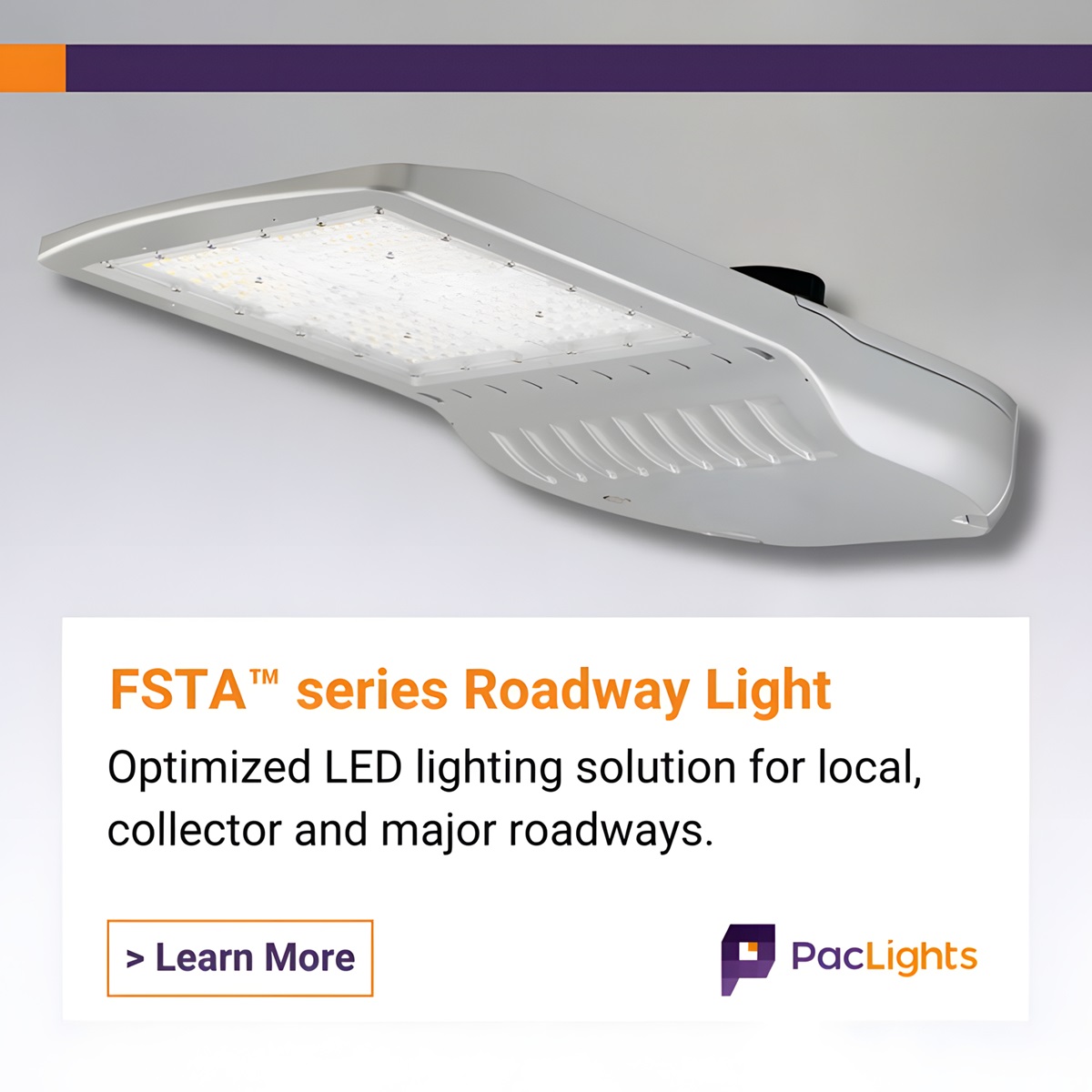 PacLights Launches the FSTA Series LED Roadway Lights
