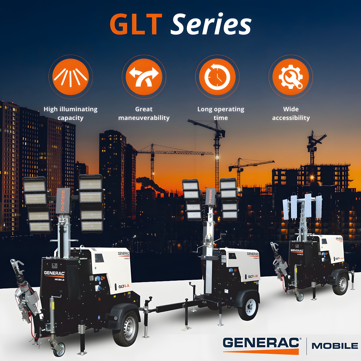 Generac Mobile Launches GLT Series Mobile Lighting Towers