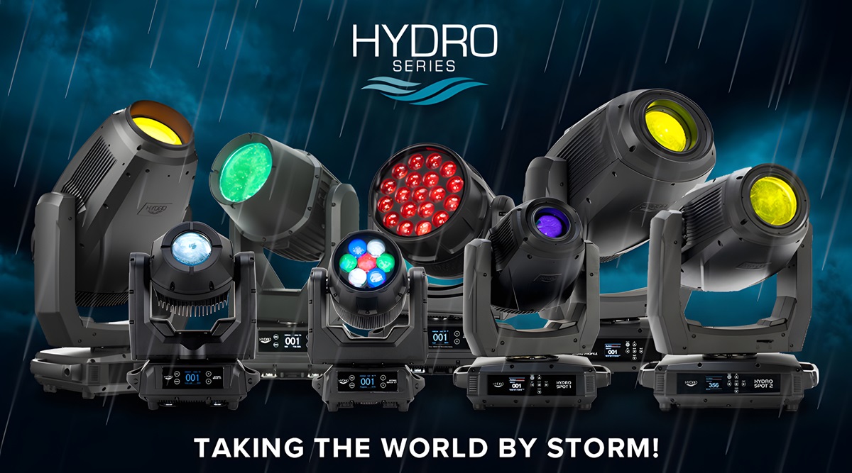 ADJ’s Hydro Series: IP65-rated Moving Heads for Spectacular Lighting in Any Weather