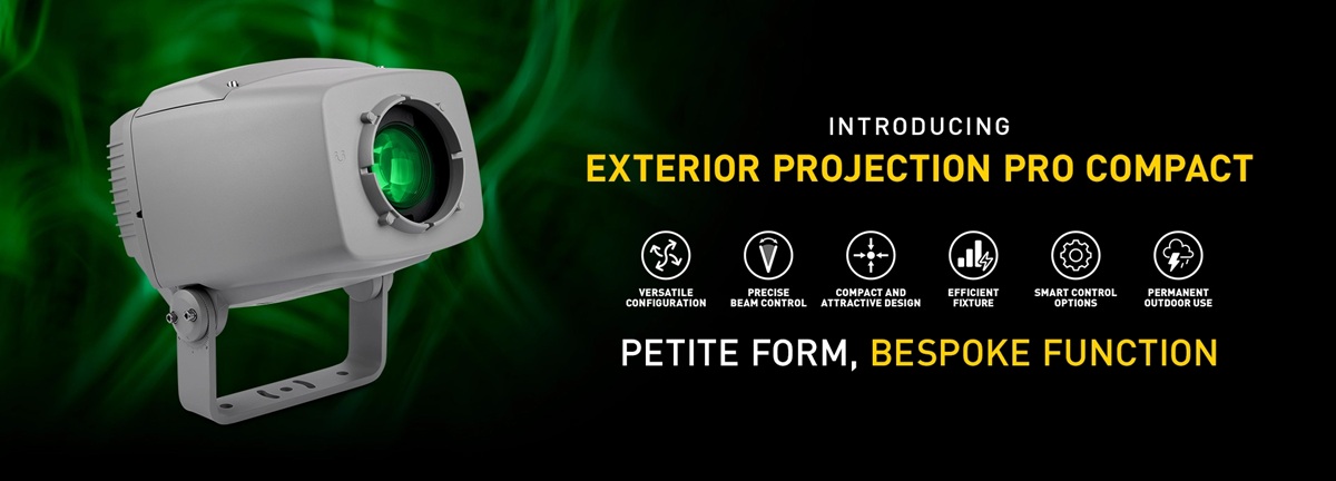 Martin Professional Launches Exterior Projection Pro Compact Outdoor Configurable Image Projector