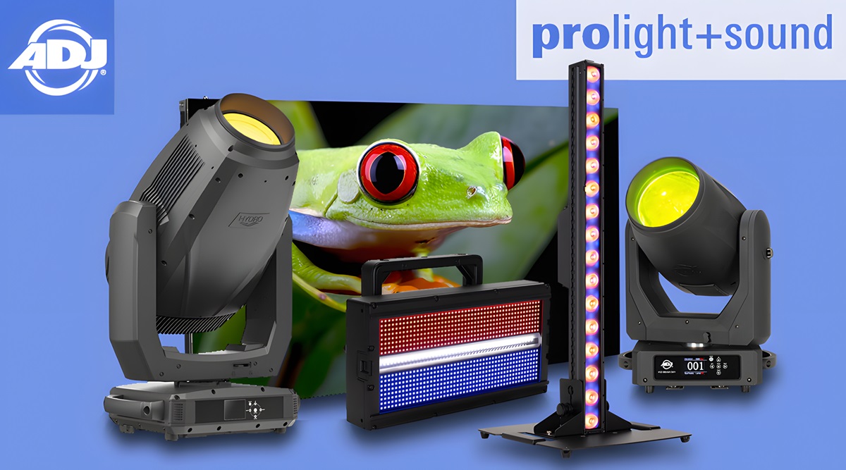 ADJ To Showcase Latest Entertainment Technology at Prolight + Sound Frankfurt