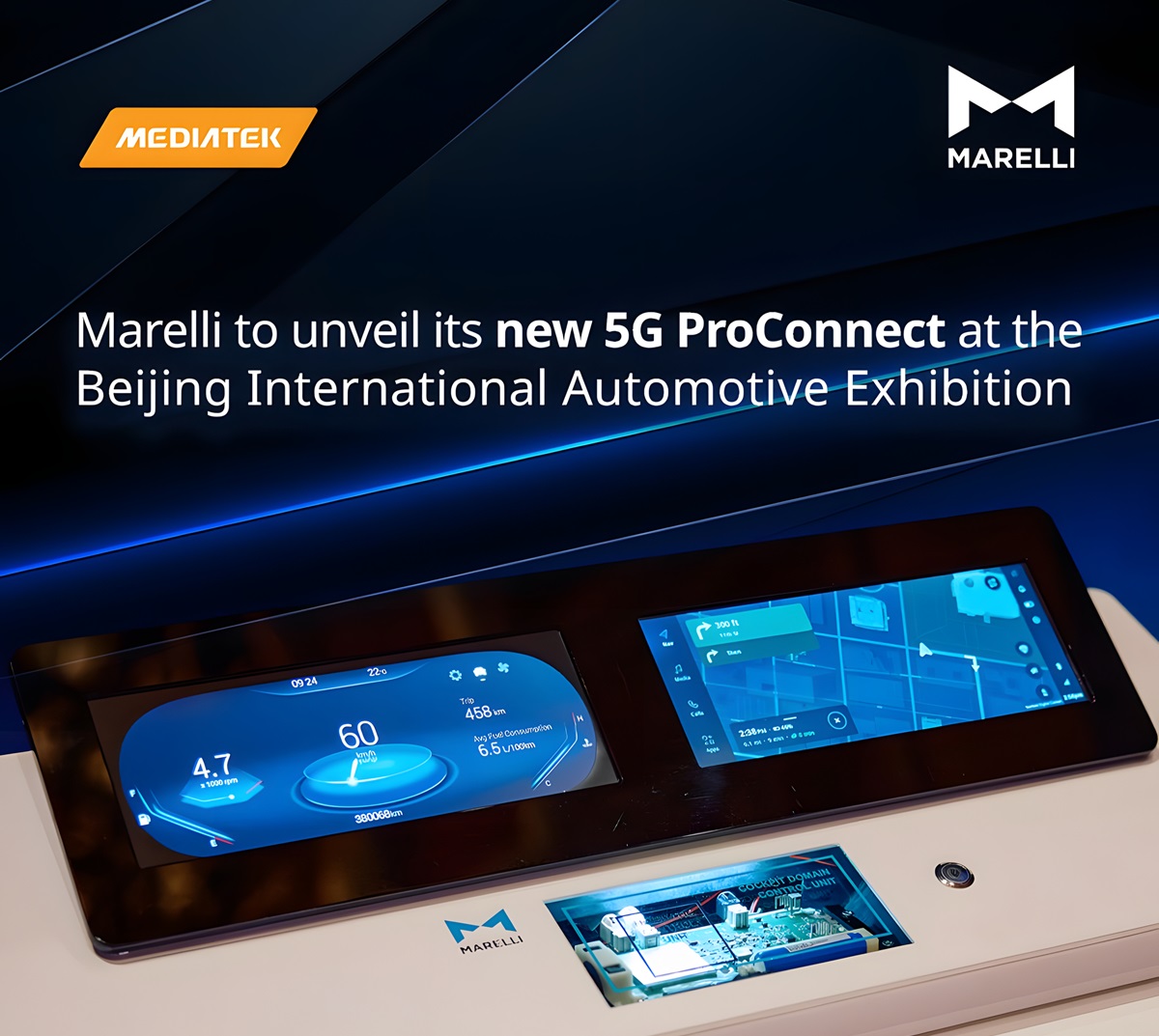 Marelli to Launch ProConnect, its Latest Integrated Cockpit and Telematics Platform, at the 2024 Beijing International Automotive Exhibition