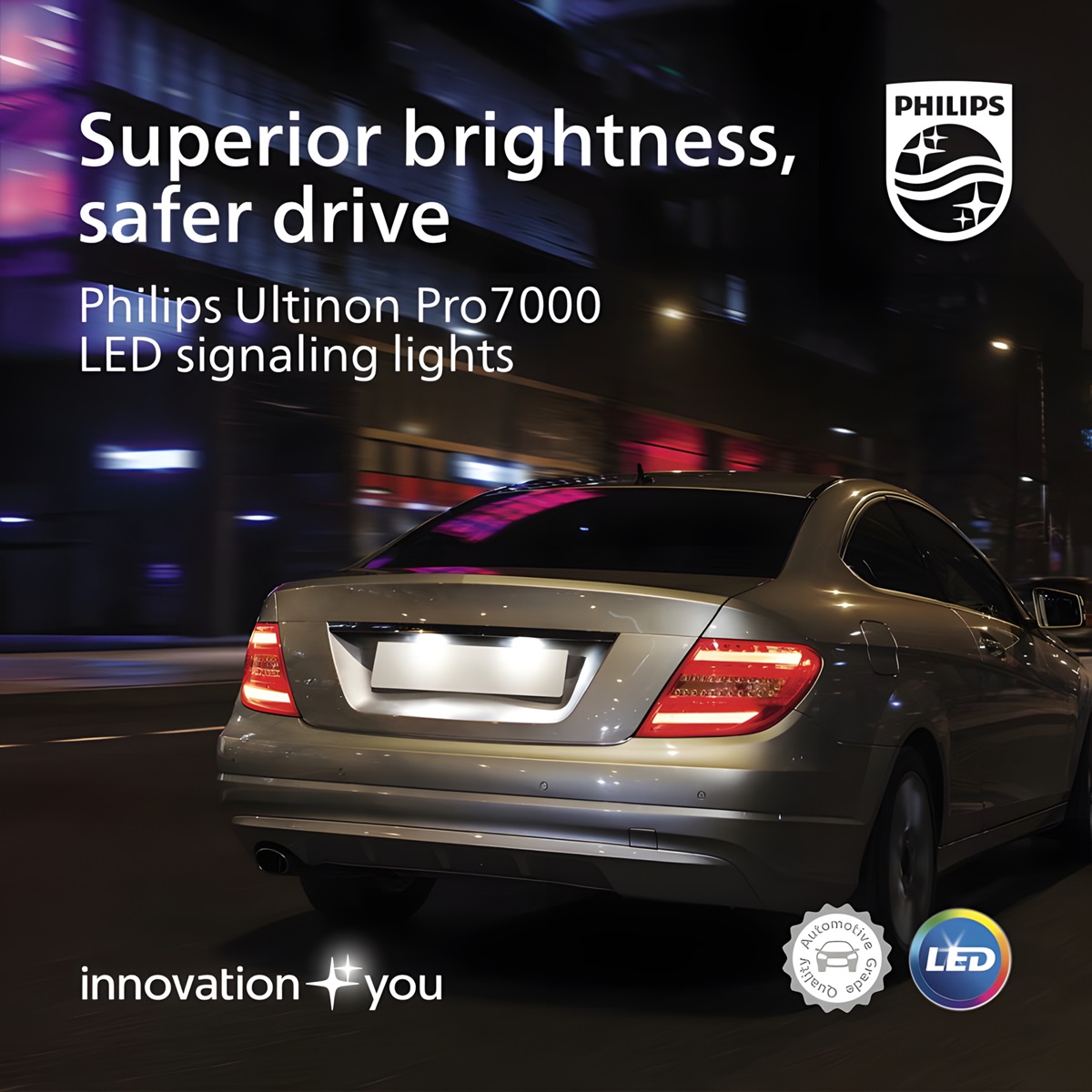 New Philips Ultinon Pro7000 LED Signaling Bulbs Offer Superior Brightness for Safer Driving