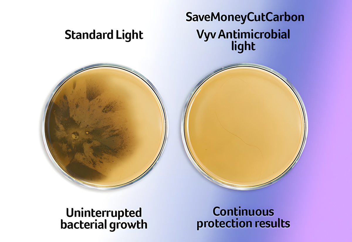 Lighting specialist partners with Vyv on antimicrobial LED technology