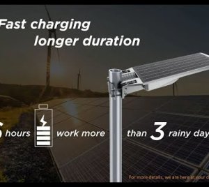 All in one Integrated LED Solar Street Light