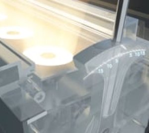 Drive-over inground linear LED wallwasher features directional optical system