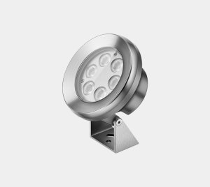 Surface mounted LED underwater spotlight 316L  IP68 for fountains and water features