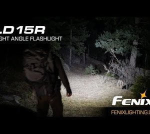 Fenix LD15R Rechargeable Right-Angle Flashlight with Magnetic Tail, Red Flashlight Modes, and IP68 Waterproof Build for Tactical and Outdoor Adventures