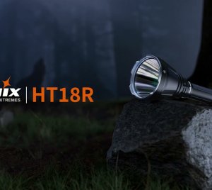 Fenix HT18R High-Lumen Long-Distance Flashlight with Red/Green Filters for Hunting and Search & Rescue
