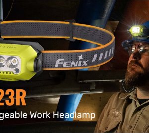 Fenix WH23R Hands-Free Work Headlamp with USB-C Fast Charging and Motion Sensor Controls for Mechanics, Electricians, and Technicians