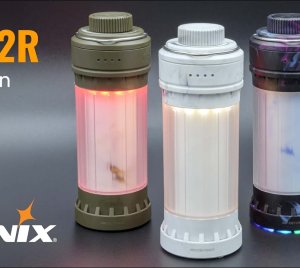 Fenix CL22R Rechargeable LED Lantern for Hiking, Camping & Backpacking with 360° Light, Red/White LEDs and Disco Effects