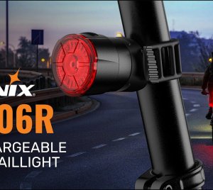 Fenix BC06R Rechargeable Bike Tail Light with Smart Brake Sensing and 270° Visibility