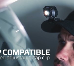 NEBO MYCRO 250 Rechargeable Headlamp – Ultra-Lightweight 250 Lumen LED Cap Light for Camping, Hiking & Work