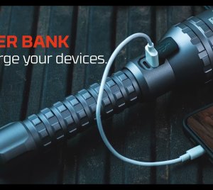 NEBO Davinci 10000 Lumen Rechargeable Flashlight with Power Bank & Smart Controls