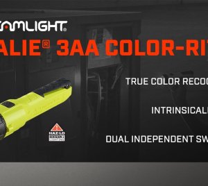 Streamlight Dualie® 3AA Color-Rite® Class I Div 1 Approved Dual-Beam Flashlight with IP67 Waterproof and Chemical Resistance