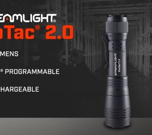 Streamlight ProTac® 2.0 LED Tactical Flashlight with TEN-TAP® Programming and 2,000 Lumen Output
