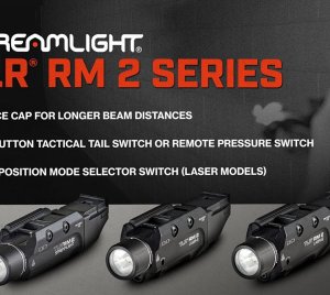 Streamlight TLR® RM 1 & RM 2 Long Gun Tactical Lights with Remote Switch and HPL Beam for Rifles and Carbines