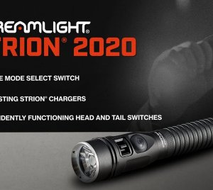 Streamlight Strion® 2020 Rechargeable Tactical Flashlight with Long-Range Beam, Dual Switch, Slide Mode Selector and Charger Base