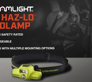 Streamlight USB Haz-Lo® Intrinsically Safe Rechargeable LED Headlamp – Class I Div 1 Rated for Hazardous Work Environments