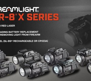 Streamlight TLR-8® X Series: High Lumen, Multi-Fuel, Rail-Mounted Tactical Light with Red Laser Sight