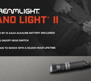 Streamlight® Nano Light® II Miniature Keychain Flashlight for Everyday Carry, Tactical Use, and Emergency Backup