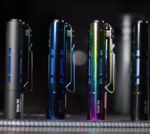 Acebeam Rider RX Pocket Flashlight with Slide Mechanism, High-CRI LED, and AA/14500 Compatibility