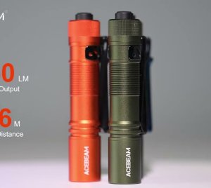 Acebeam Pokelit AA EDC Flashlight with USB-C Rechargeable Battery, Versatile Carry Clip and Waterproof Design