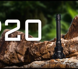 Acebeam P20 Tactical Flashlight with Long-Range Spotting Beam for Military, Search, Law Enforcement, and Rescue Missions