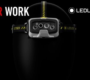 Ledlenser HF8R Work Headlamp with Adaptive Beam and Red Light for Electricians, Mechanics, and Night Workers