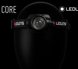 Ledlenser H15R Core Rechargeable LED Headlamp with Adjustable Beam, Waterproof Design, and Long Battery Life