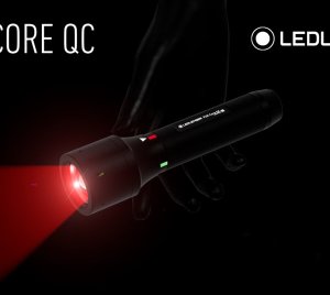 Ledlenser P6R Core QC Flashlight: Multi-Color LED with Red, Green, Blue & White Light for Outdoor & Emergency Use