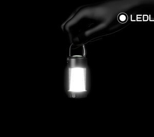 Ledlenser ML4 Rechargeable LED Lantern – Ultra-Compact Camping Light with Red Mode & Carabiner Clip