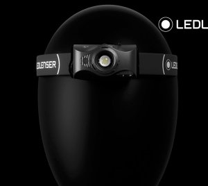 Ledlenser MH8 Rechargeable Headlamp with Adjustable Focus and Night Vision for Backpacking, Hiking, Camping, Fishing