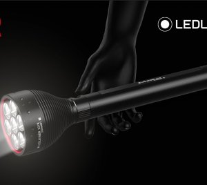 Ledlenser X21R Ultra-Bright Rechargeable Flashlight  with Safety Ytrion Cell and Long-Range Beam for Search & Rescue