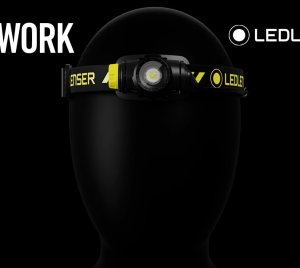 Ledlenser H5R Work Headlamp for Industrial Use with Magnetic Charging, Advanced Focus System and Waterproof Protection