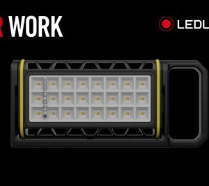 Ledlenser AF4R Work Compact LED Floodlight with Bluetooth Control and Magnetic Mounting for Home, Workshop, and Site Lighting
