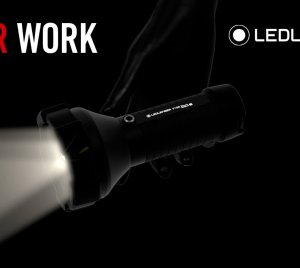 Ledlenser P18R Work Flashlight - Powerful, Long-Range, Rechargeable Light for Industrial and Professional-Grade Applications