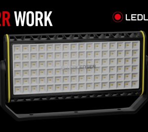 Ledlenser AF12R Work Rechargeable LED Floodlight with Bluetooth Control, AC Power Option and Rugged Waterproof Design