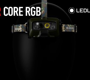 Ledlenser HF8R Core RGB Headlamp for Hunters and Anglers with Adaptive Light Beam Technology