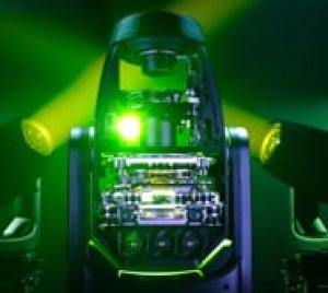 Ayrton Eurus Profile LED Moving Head Fixture with Full Framing Shutters, CRMX Wireless Control, and Multi-Gobo Effects