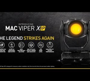 Martin MAC Viper XIP High-Output LED Moving Head Light for Concerts, Festivals, and Broadcast Lighting